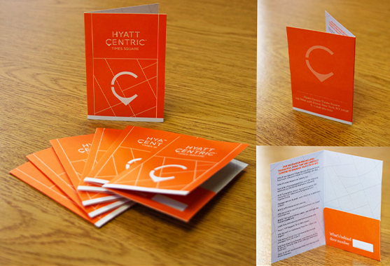 Key card holder printing for hotels - Denote Print