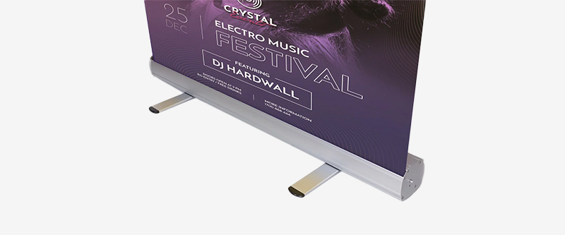 Large format printing - roller banners - Denote Print