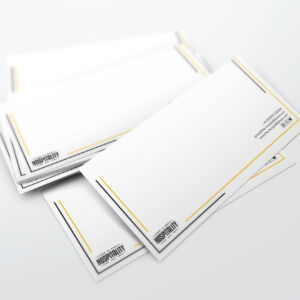 Compliment slip printing - Denote Print
