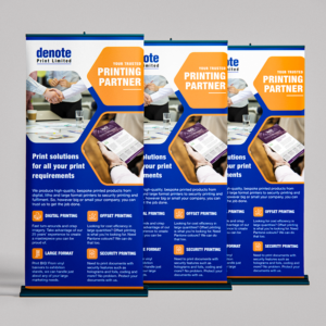 Roller banner printing - Denote Print