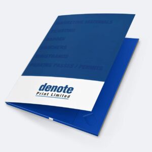 Presentation folders - Denote Print