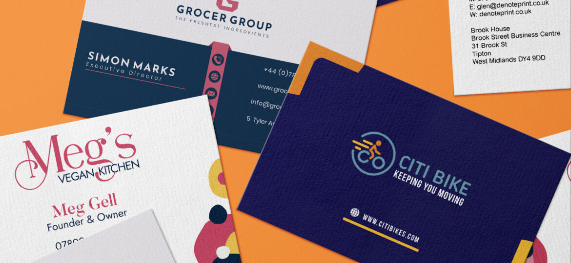 Business card design - Denote Print