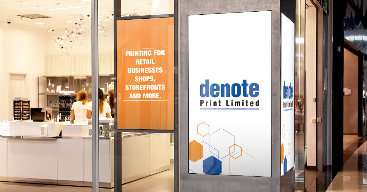 Printing for Retail | Retail Business Printing | Denote Print